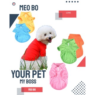 Áo thú cưng thun POLO thích hợp cho chó mèo