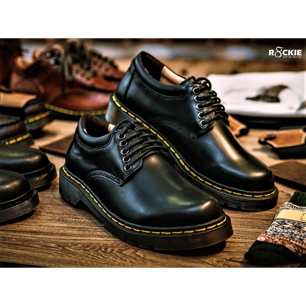 Giày da nam Dr Martens 1461 England Da Bò Cao Cấp Đế Cao Su Êm Cực Bền Made in VIETNAM | BigBuy360 - bigbuy360.vn