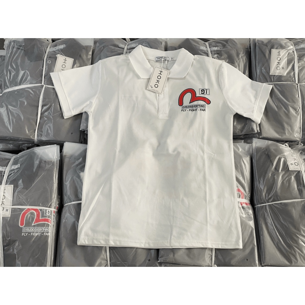 (MẪU MỚI) Áo Thun Nam Polo EVisus Có Cổ In Ông Mặt Hề Phối Màu Đỉnh Cao Siêu Hot HHP FASHION