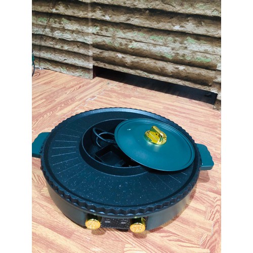 Bếp lẩu nướng đa năng 2 in 1,Bếp nướng không khói  tiện dụng