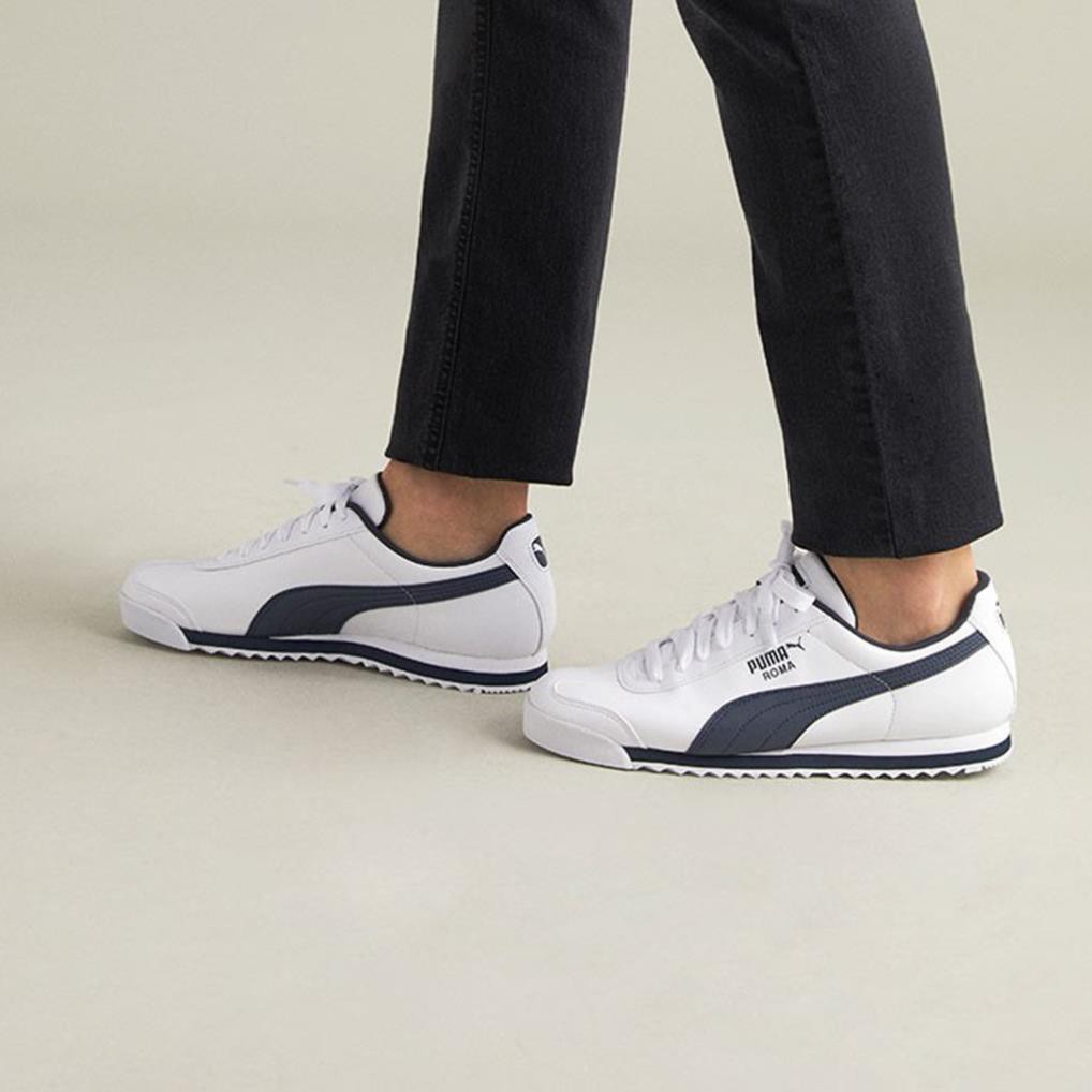 | Full Size| Giày Puma Roma Basic (Trắng-Navy) Cao Cấp New NEW 2020 👟 2020 ️🥇 New new *
