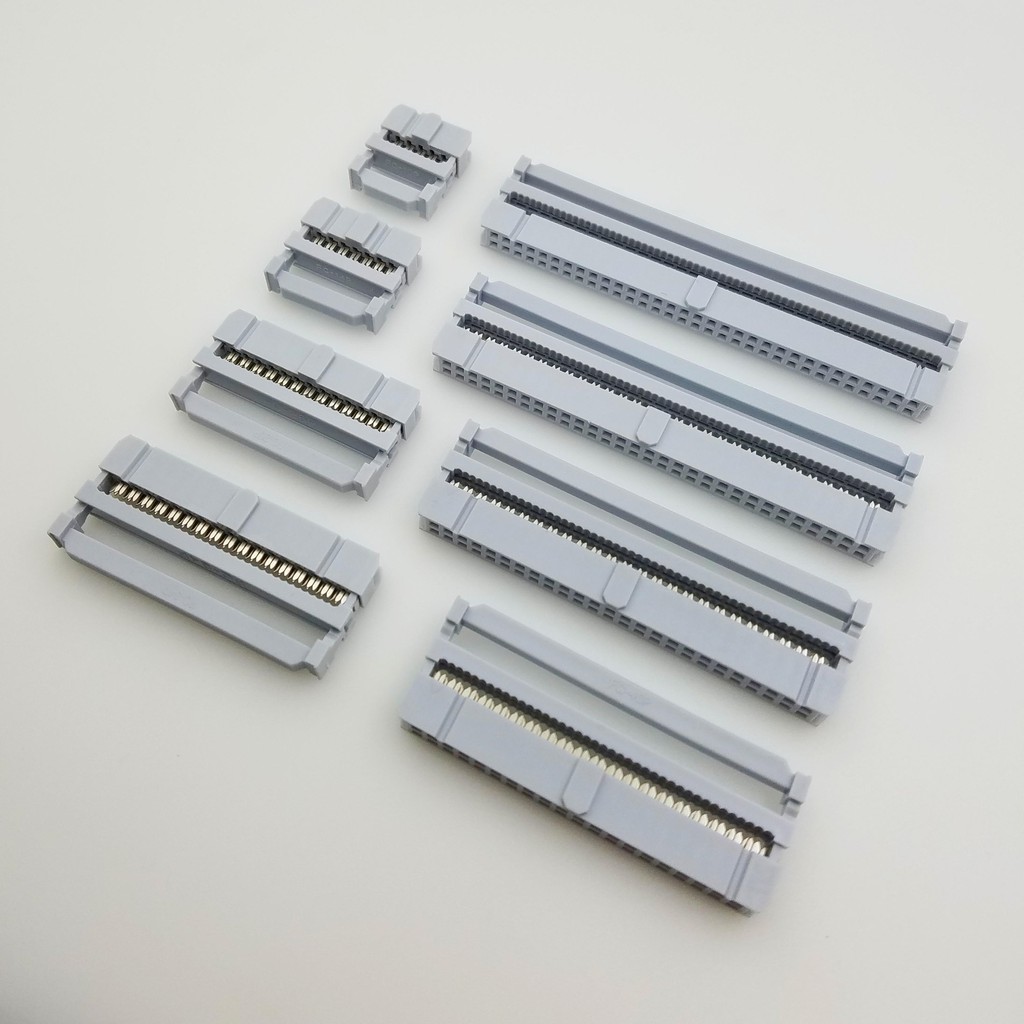 Đầu Bấm Cáp Ide Nextron Idc 2.54Mm Màu Trắng Từ 10P - 34P