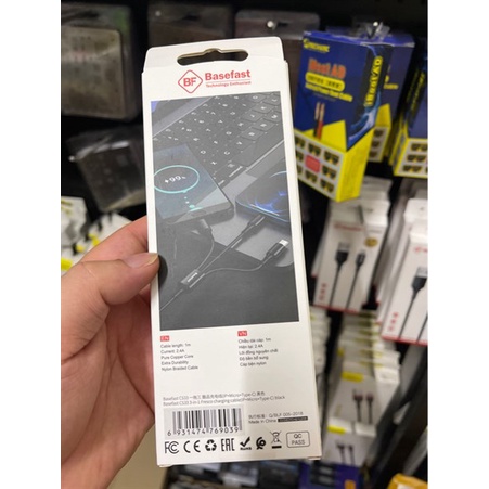 Cáp sạc Basefast 3 đầu CS33