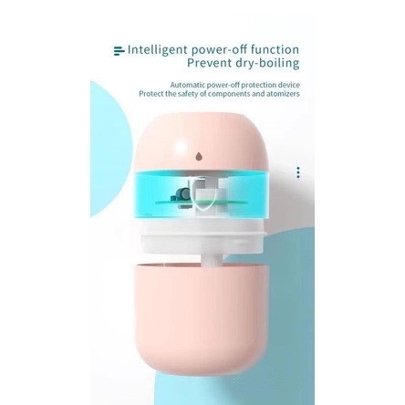 Máy phun sương tạo độ ẩm mini tùy chọn màu sắc