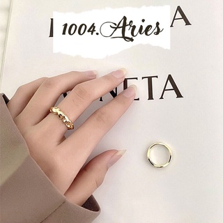 Set nhẫn 2 chiếc vàng bạc cá tính - 1004.ARIES