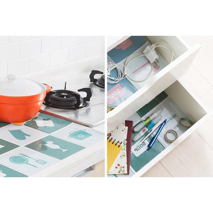 Miếng Dán Tường Lá Nhôm Tự Dính Chống Nước Chống Dầu Chịu Nhiệt Độ Cao Cho Nhà Bếp DIY