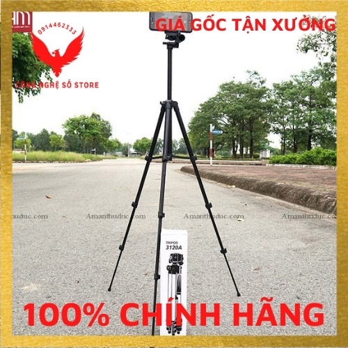 Gậy chụp ảnh tripod cao cấp, remote kết nối bluetooth cứng cáp, chắc chắn, tiện lợi