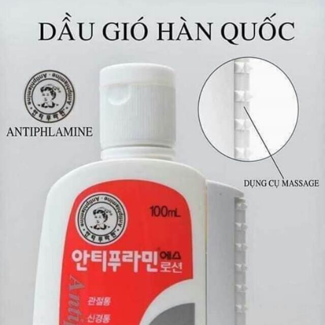 Dầu gió nóng hàn quốc