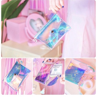 Ví Nhỏ Đựng Tiền Đựng Thẻ , Bóp Nhỏ lấp lánh Hologram
