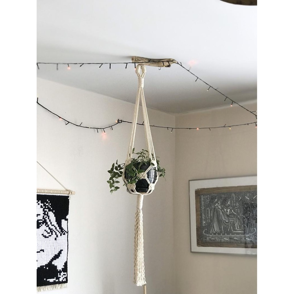Dây treo chậu cây macrame
