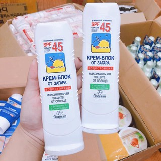 Kem Chống Nắng Nga Trắng 125ML - Kem chống nắng Floresan SPF45 - nhuquynhdart