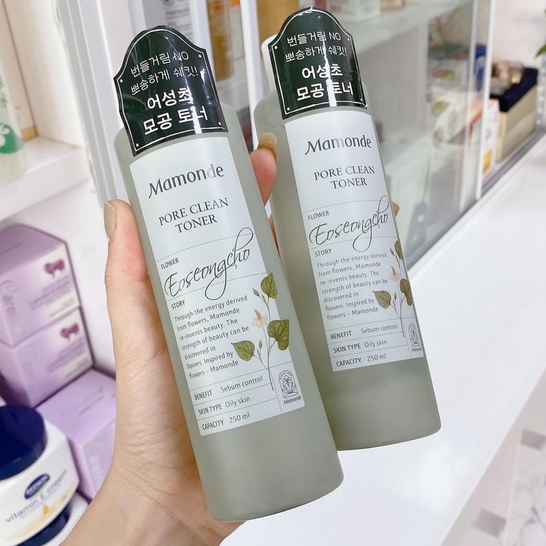 Toner Rau diếp cá MAMONDE se khít lỗ chân lông 250ml