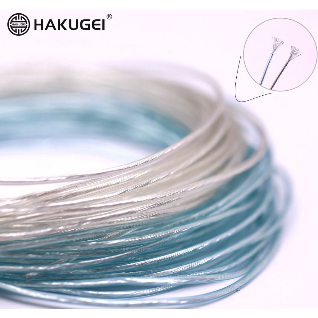 Dây Cáp Dài 5m 16 Lõi Mạ Bạc 1.25mm Cho Tai Nghe