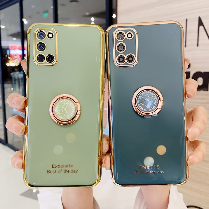 Ốp Điện Thoại silicone Mềm Mạ Viền Đơn Giản Cho Samsung A32 A52 A72 NOTE20 NOTE20 ULTRA M31 M51 A03S A13