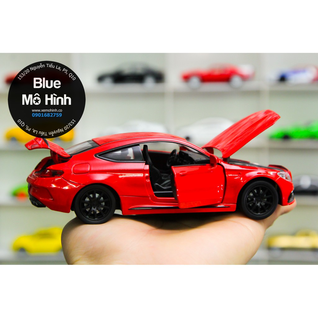 Blue mô hình | Xe mô hình Mercedes C63 Coupe New tỷ lệ 1:32