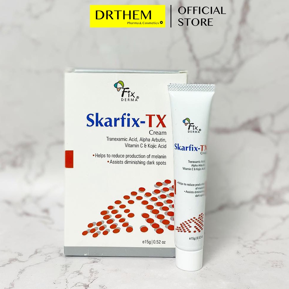 Fixderma Skarfix-Tx Cream 15G - Kem Giảm Thâm, Nám, Tàn Nhang, Đốm Đen