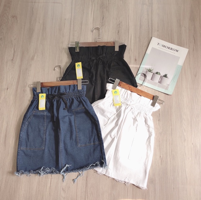 Chân váy jean, chân váy kaki lưng thun _ B2U | BigBuy360 - bigbuy360.vn