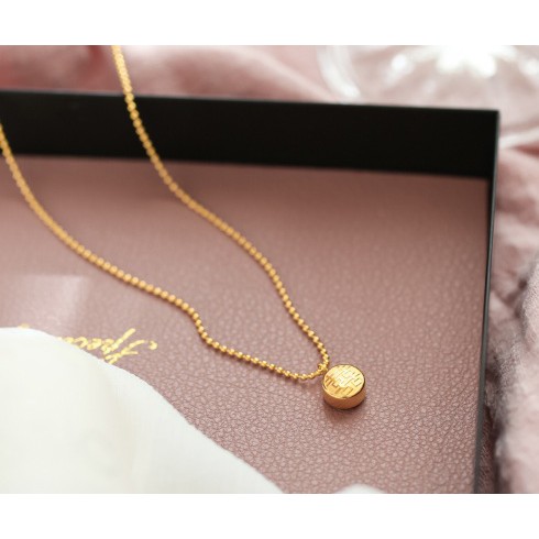 Dây chuyền nữ titan mặt chữ Hỷ Phúc - Đem lại may mắn cho người đeo - Đẹp, bền màu, chuẩn thời trang