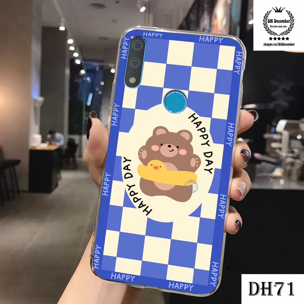 Ốp lưng dẻo Vsmart STAR 3 in hình 3D GẤU cute be@r, soda, happy day cực hot ,thời thượng