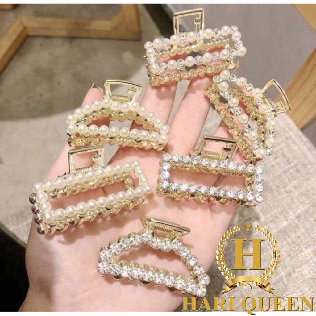 Kẹp tóc đính hạt siêu đẹp HARI0121