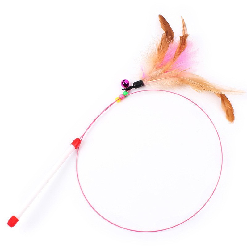 [Mã PET50K giảm Giảm 10% - Tối đa 50K đơn từ 250K] Đồ chơi cần câu cho mèo - mẫu ngẫu nhiên