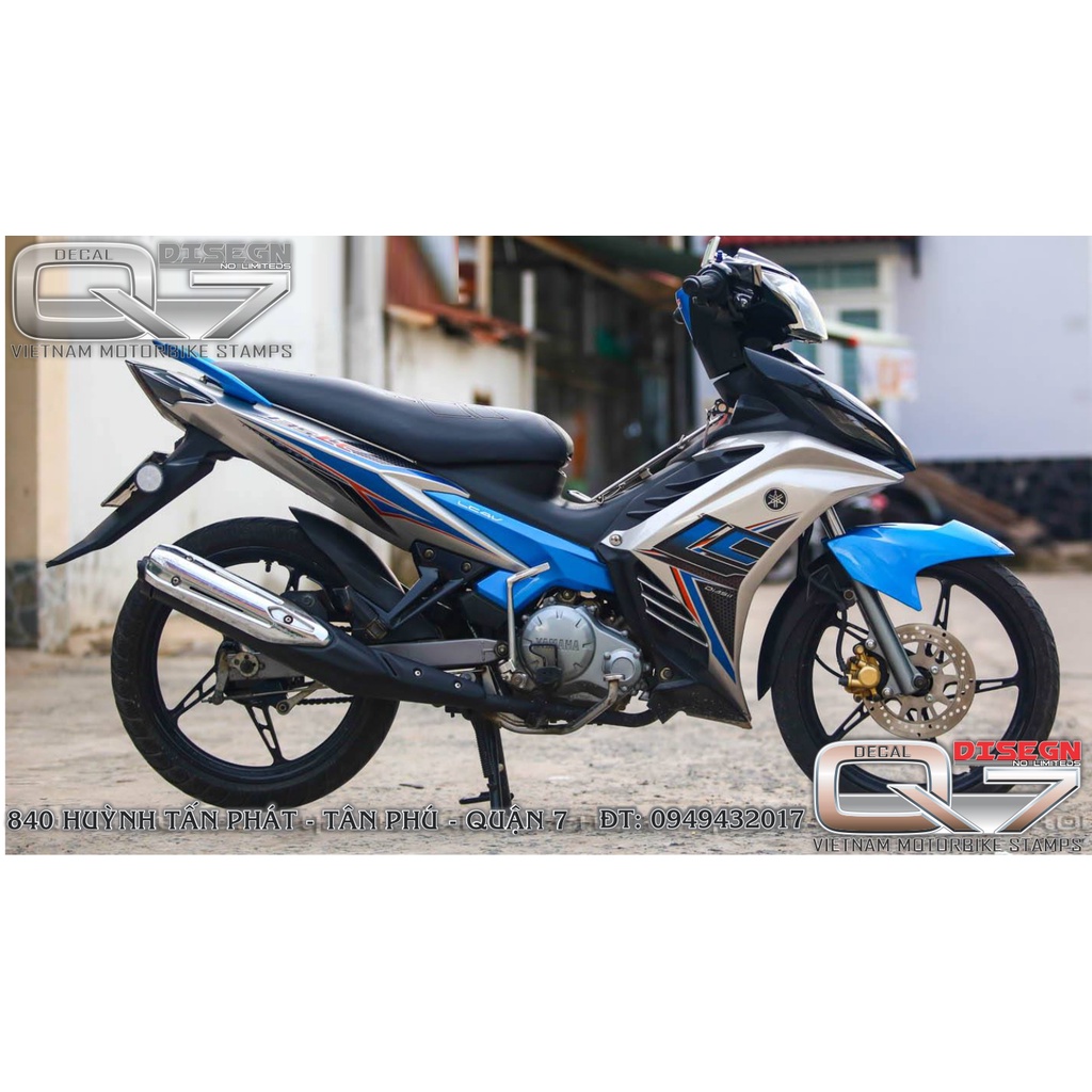 TEM RỜI EXCITER 2011 LC XANH BẠC