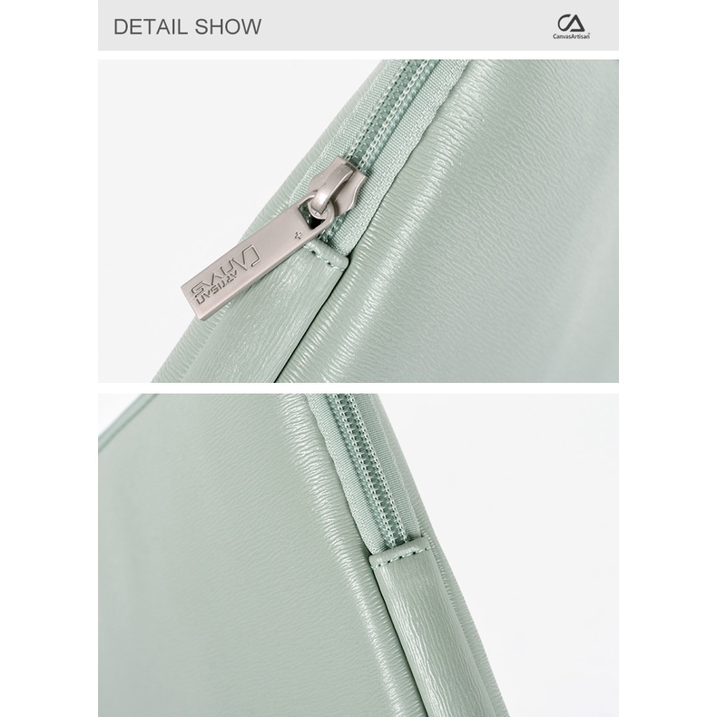 CanvasArtisan Túi Da Đựng Laptop Chống Sốc Chống Thấm Nước Màu Kẹo Dễ Thương Cho Surface Air Pro 11 / 12 / 13 / 14 / 15 inch