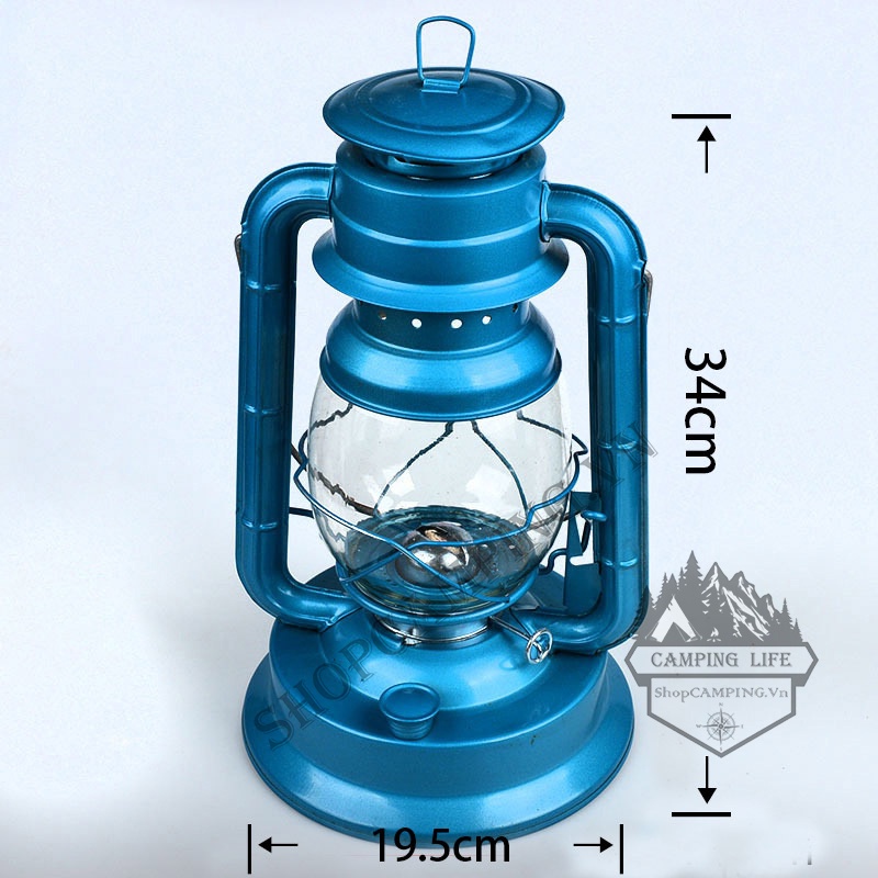 Đèn bão xài dầu size siêu Bự nhiều màu Decor trang trí nhà cửa, đèn cắm trại dã ngoại.