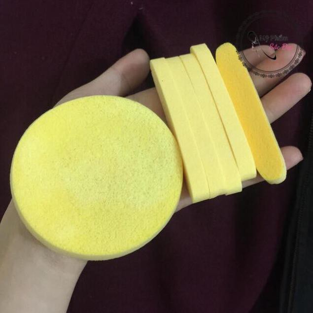 Bông mút rửa mặt dạng nén Chivey Bọt biển mềm mịn làm sạch da và giảm mụn Hàng loại 1 (Chính hãng) | BigBuy360 - bigbuy360.vn