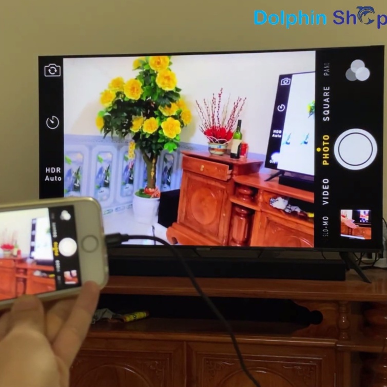 Cáp HDMI iPhone Earldom W14 Hỗ Trợ Độ Phân Giải 4K Siêu Sắc Nét