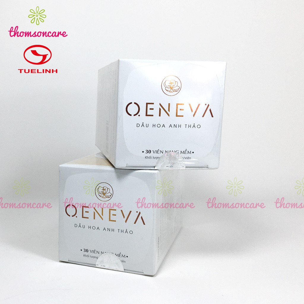 Cân bằng nội tiết, giảm lão hóa từ Dầu hoa anh thảo Oeneva của Dược Tuệ Linh - đẹp da Oen Eva hộp 30 viên | BigBuy360 - bigbuy360.vn