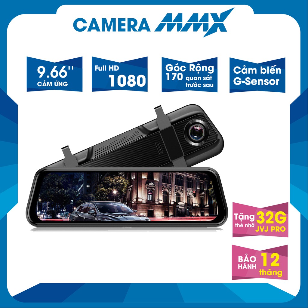 Camera Hành Trình Ô Tô Acumen D10+ Camera Hành Trình Gương Full HD, Tặng thẻ nhớ 32G, BH 12 tháng