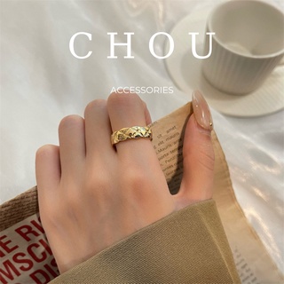 Nhẫn Chữ X Retro | CHOU ACCESSORIES |