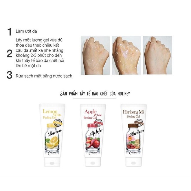 Tẩy Tế Bào Chết Vị Thuốc Bắc Làm Trắng Da - Phục Hồi Giảm Nám Holikey Hanbang Mi Peeling Gel 100ml 3W031