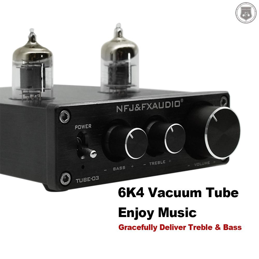 RCA Bộ Khuếch Đại Âm Thanh Mini R & L Fx-Audio Tube-03 6k4