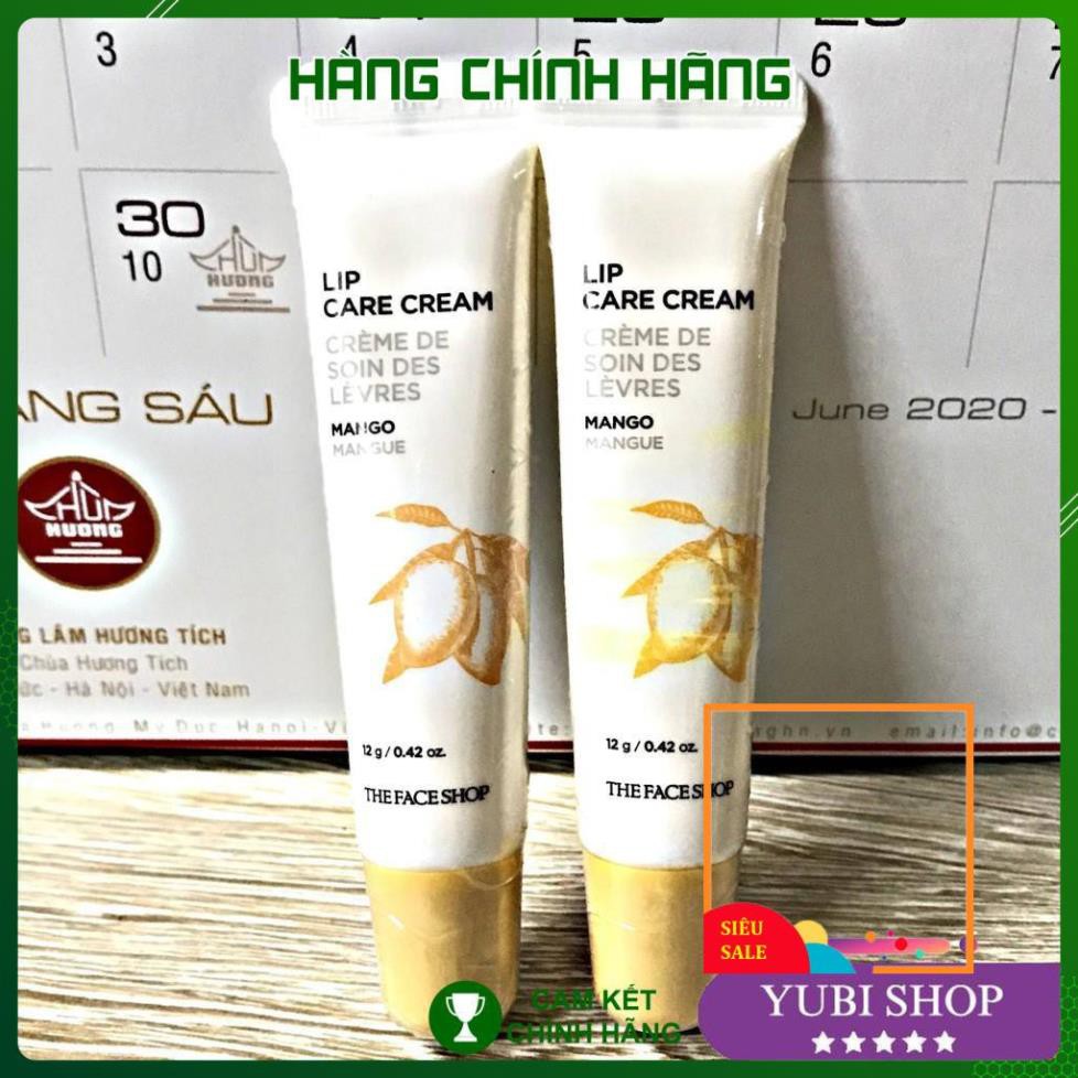 Dưỡng Môi The Face Shop - Son dưỡng môi làm mềm môi THEFACESHOP LIP CARE CREAM 12g