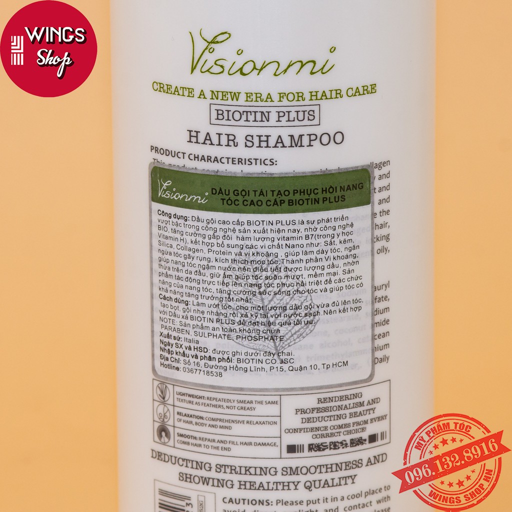 FreeShipDẦU GỘI XẢ GIẢM RỤNG KÍCH MỌC TÓC BIOTIN PLUS 800ML|HÀNGCHÍNH HÃNG