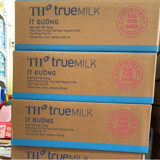 {Chỉ giao HCM}Thùng sữa tươi TH TrueMilk (48 bịch)