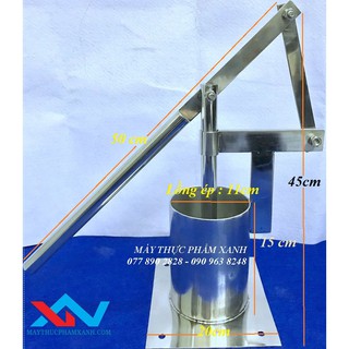 Khuôn ép chả cá bán bánh mì bằng inox