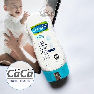 [Chính hãng] Sữa tắm gội 2in1 Cetaphil Baby Gentle Wash & Shampoo 230ml dưỡng ẩm cho trẻ em - Sản xuất tại Đức