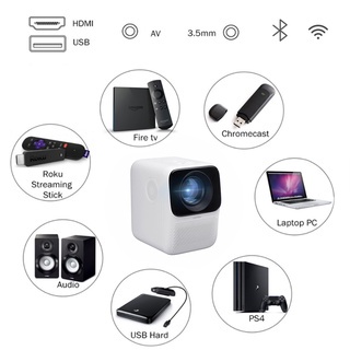 [MÃ GIẢM SMARSL688]Máy Chiếu Thông Minh WANBO T2 Max 1080P xiaomi wanbo t2 max -kết nối không dây-Bản Quốc Tế