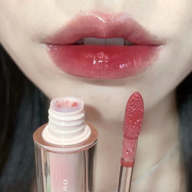 Son Bóng OULESONG Chống Thấm Nước Lâu Trôi Thiết Kế Vỏ Hình Ly Trà Độc Đáo