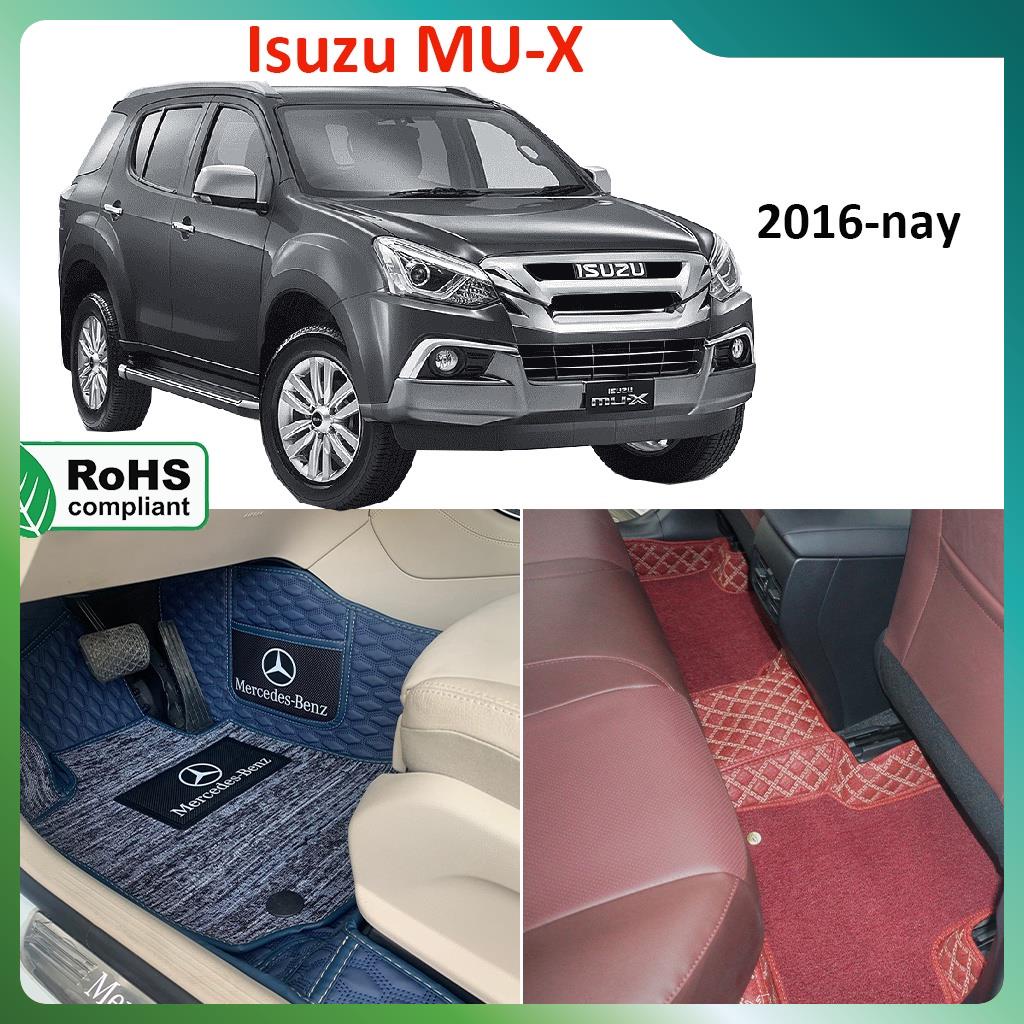 Thảm lót sàn 8D THƯƠNG GIA Isuzu MUX 2016-nay 7 chỗ phủ kín 99% sàn xe, cách âm, bền bỉ hiệu quả