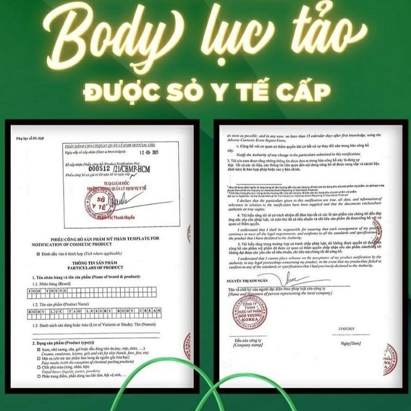Body lục tảo soo young - kem dưỡng trắng da | BigBuy360 - bigbuy360.vn