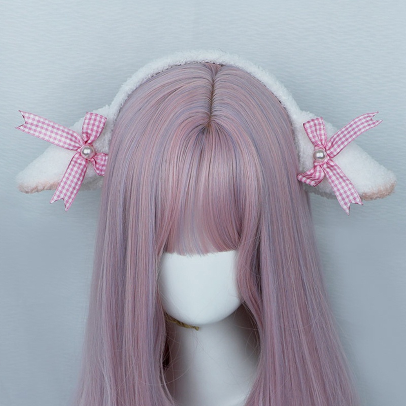 Băng Đô Tai Cừu Hoạt Hình Hóa Trang Halloween Dành Cho Nữ