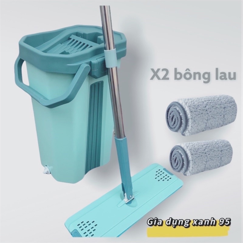 bộ lau nhà thông minh đời mới nhất 2021 bản lau 38cm