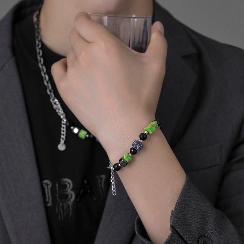 vòng tay hạt xúc xắc nối xích freesize