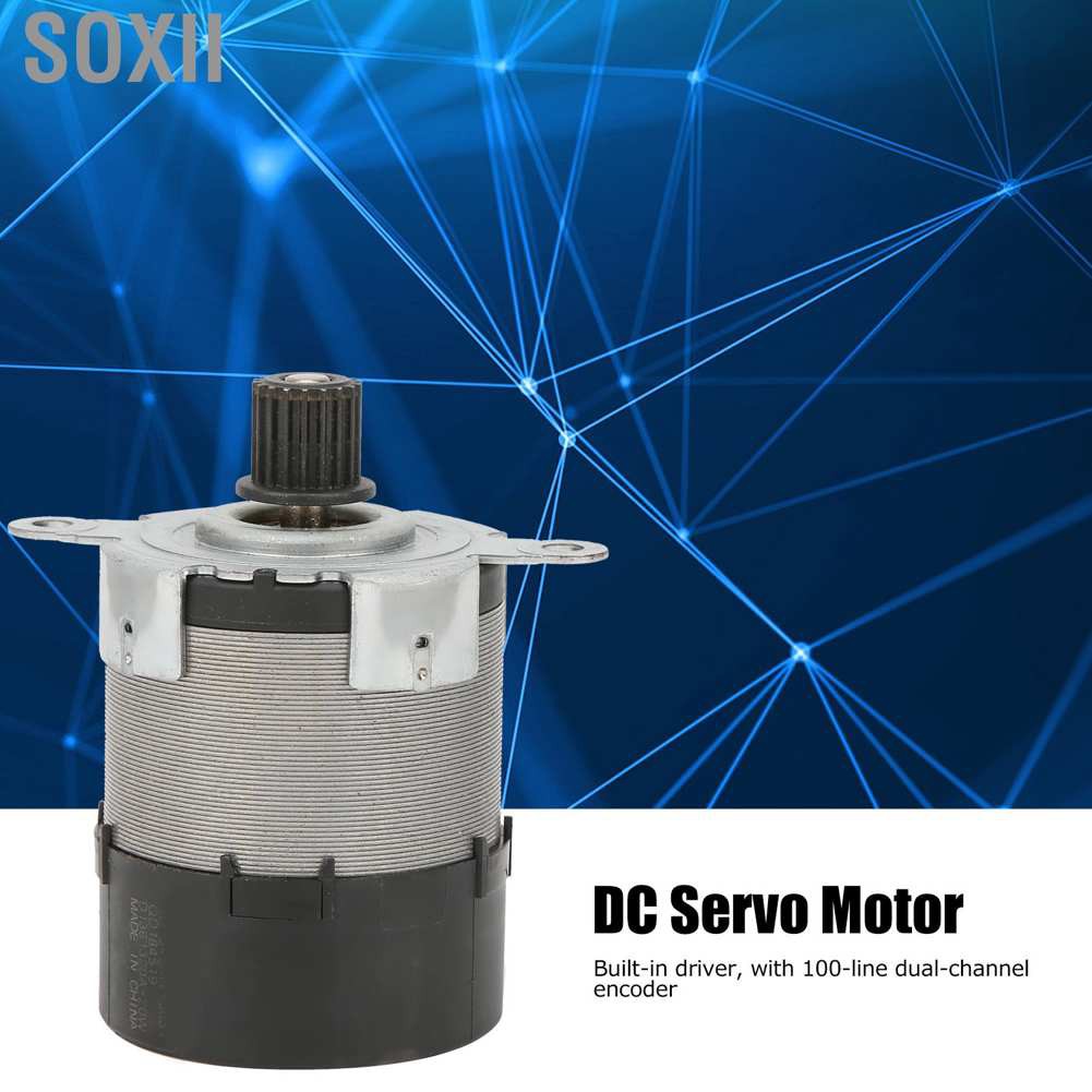 CHANNEL Động Cơ Servo Không Chổi Than Soxii Dc 12~24v 3100-6100rpm Với Kênh Đôi 100 Line