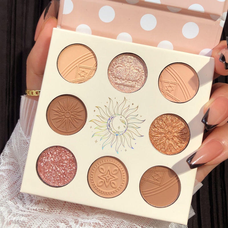 Bảng Phấn Mắt Chín Màu Tông Đất Lấp Lánh