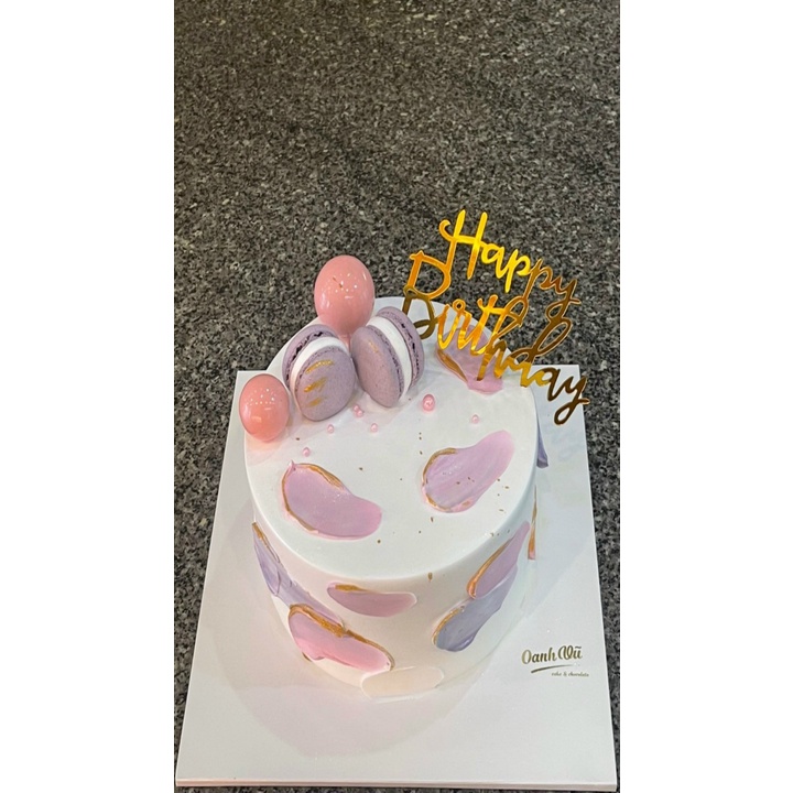 Bánh macaron  trang trí bánh kem VN